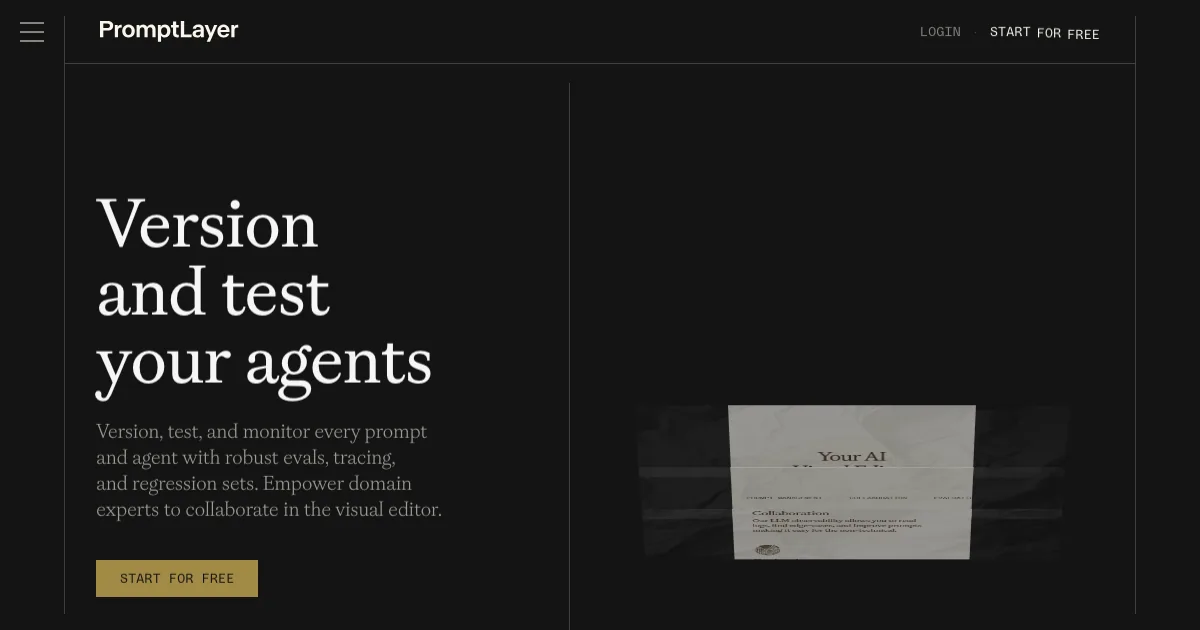 PromptLayer — capa
